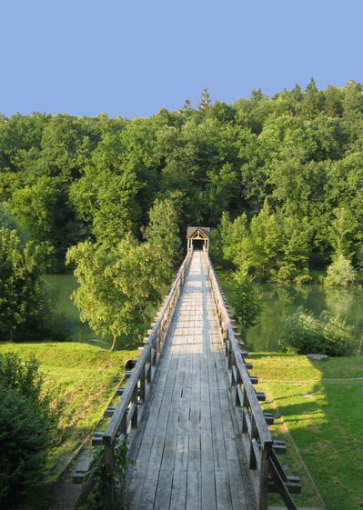 Pont en bois de Novo Mesto